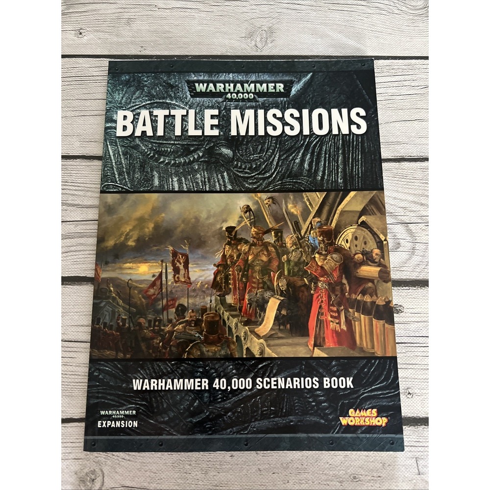 Warhammer 40,000 Battle Missions Scenarios Book Games Workshop VG Condition